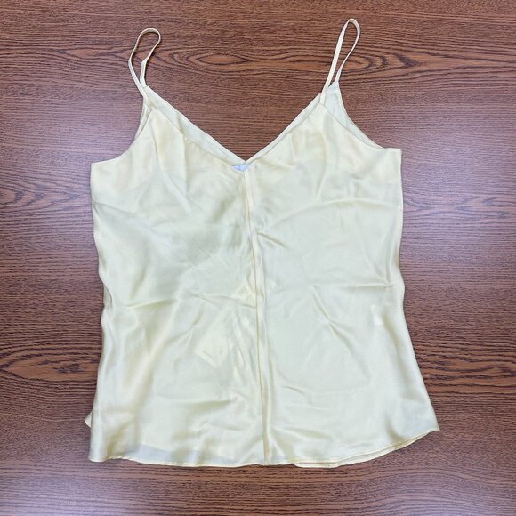 Ginia Tops - Ginia RTW 100% Silk Rumi Cami in Lemon, Size Small - NWT